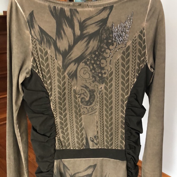 ANVRDIE Angels Never Die Ruched Beaded Dress - Picture 3 of 10